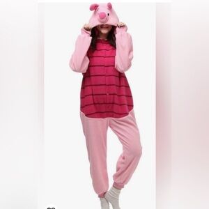 Pre Owned pink (Piglet) onesie kids L